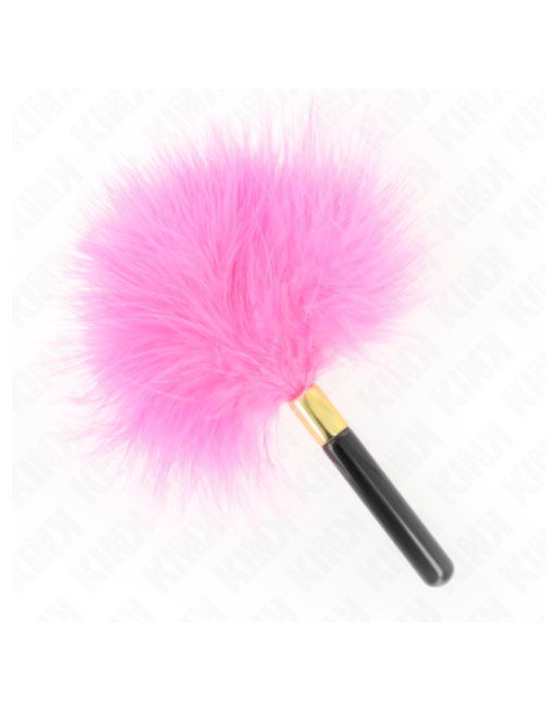 KINK - PIUME TICKLE IN METALLO ORO FUCSIA 18 CM