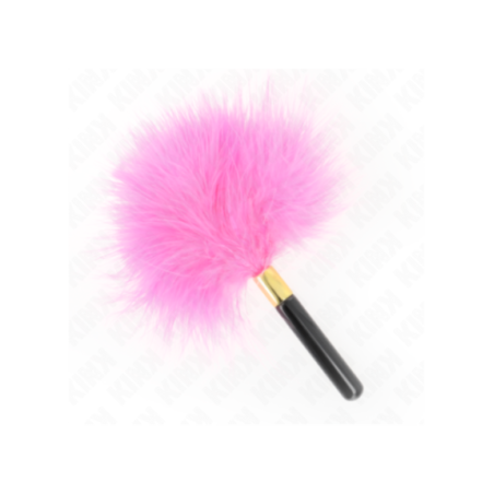 KINK - PIUME TICKLE IN METALLO ORO FUCSIA 18 CM