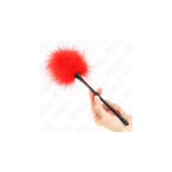 KINK - PIUME ROSSE TICKLE UTILIZZATE PER IL KIT BONDAGE 27 CM