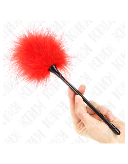 KINK - PIUME ROSSE TICKLE UTILIZZATE PER IL KIT BONDAGE 27 CM