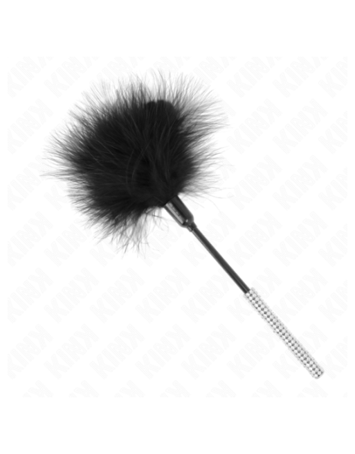 KINK - PIUME TICKLE CON MANICO STRASS 27 CM