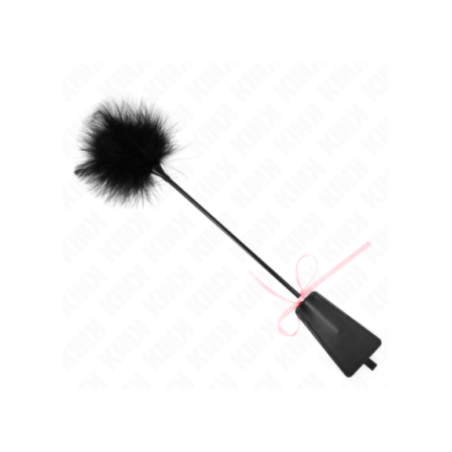 KINK - PIUME TICKLE CON FIOCCO NASTRO ROSA 49 CM