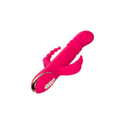 CALEXOTICS - JACK FANTASY VIBRATORE TRIPLO RISCALDATO ROSA CONIGLIO