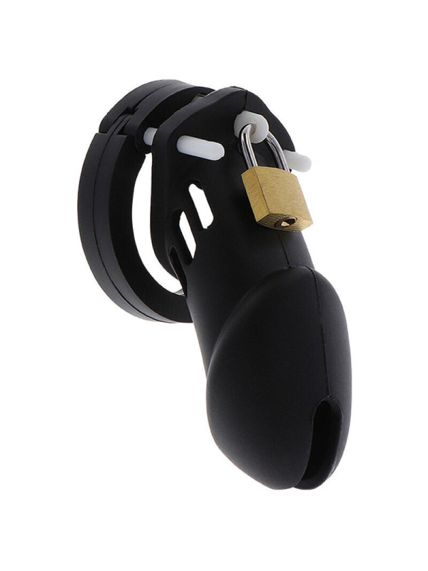 HIDDEN DESIRE - EXTREME GABBIA PER CAZZO IN SILICONE TAGLIA L NERA