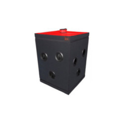 SECRET DOME - KINK CLUB CABIN SCANDALE NERO E ROSSO
