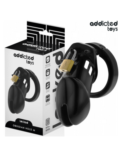 ADDICTED TOYS LOCKED - GABBIA PER PENE OBSIDIAN HOLD TAGLIA M