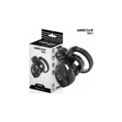 ADDICTED TOYS LOCKED - GABBIA PER PENE CON BLOCCAGGIO ETERNO 9 CM