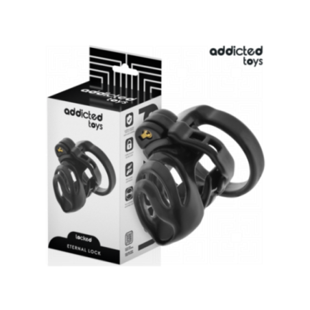 ADDICTED TOYS LOCKED - GABBIA PER PENE CON BLOCCAGGIO ETERNO 9 CM