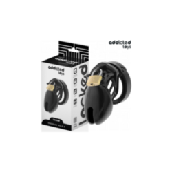 ADDICTED TOYS LOCKED - GABBIA PER PENE OBSIDIAN HOLD TAGLIA S