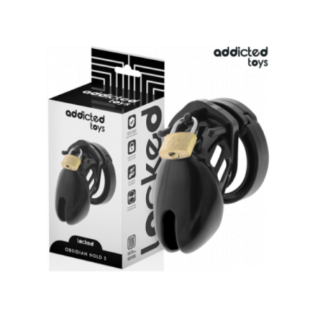 ADDICTED TOYS LOCKED - GABBIA PER PENE OBSIDIAN HOLD TAGLIA S