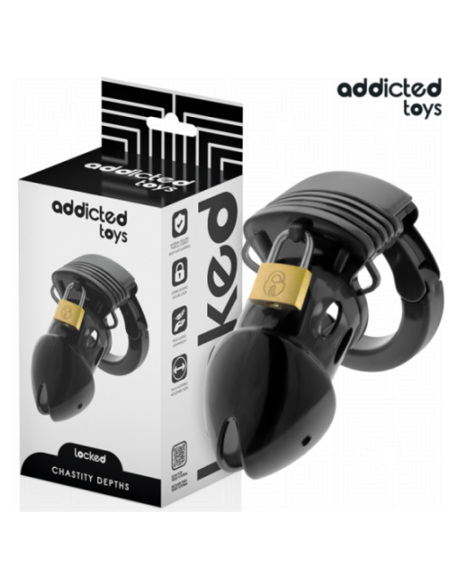 ADDICTED TOYS BLOCCATO - GABBIA PER PENE PROFONDA DI CASTITÀ 7,5 CM