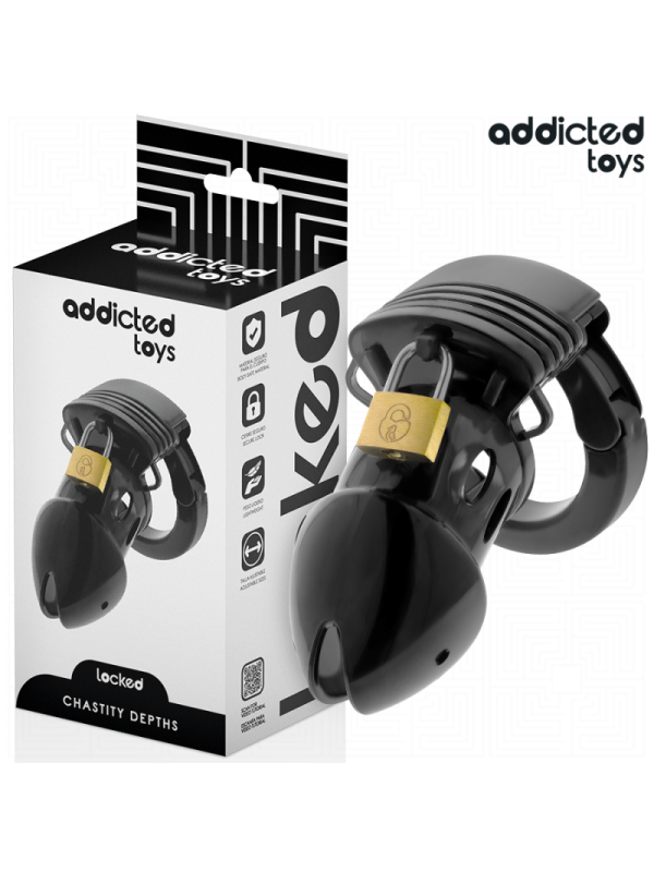 ADDICTED TOYS BLOCCATO - GABBIA PER PENE PROFONDA DI CASTITÀ 7,5 CM