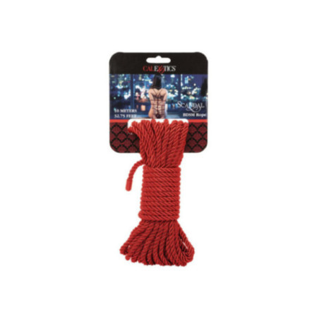 CALEXOTICS - SCANDAL CORDA ROSSA BDSM 10 M