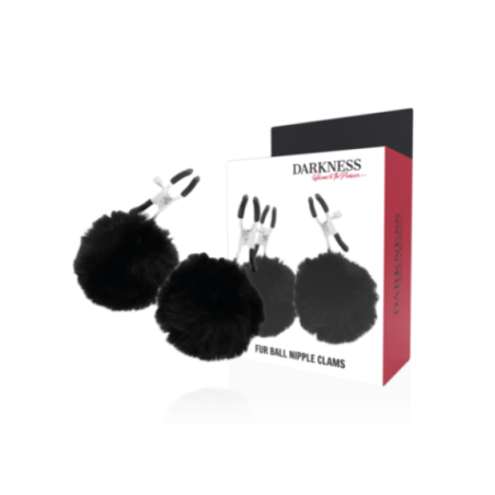 DARKNESS - MORSETTI PER CAPEZZOLI CON POM POM 1
