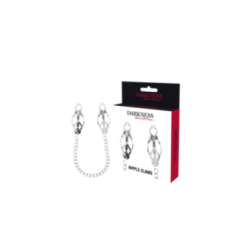 DARKNESS - PINZA PER CAPEZZOLI IN METALLO CON CATENA