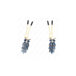 KINK - PINZE PER CAPEzzoli CON CIONDOLO GUFO 6 CM