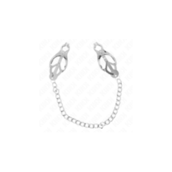 KINK - PINZE PER CAPEZZOLI TRIFOGLIO GIAPPONESE CON CATENA ARGENTO 30 CM