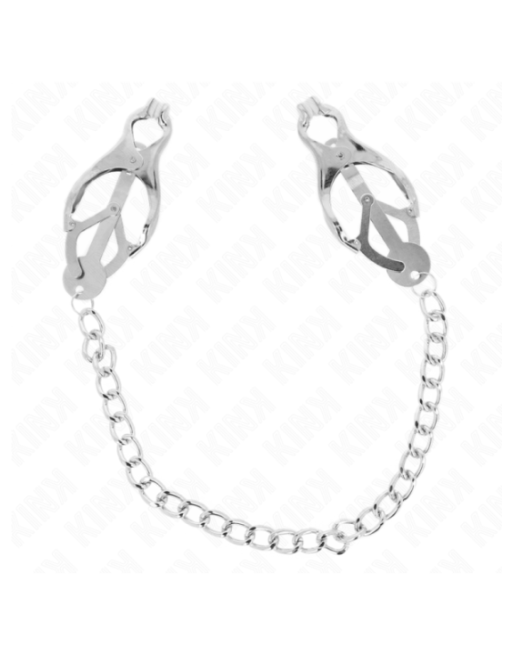 KINK - PINZE PER CAPEZZOLI TRIFOGLIO GIAPPONESE CON CATENA ARGENTO 30 CM