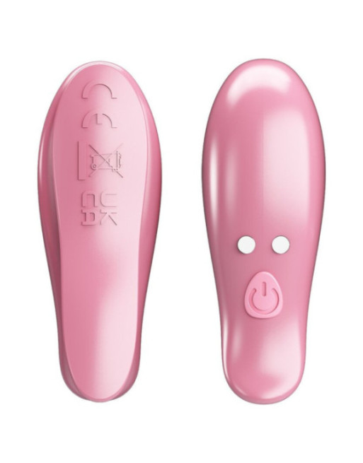 PRETTY LOVE - MORSETTI PER CAPEZZOLI CAILEY 10 VIBRAZIONI TELECOMANDO ROSA