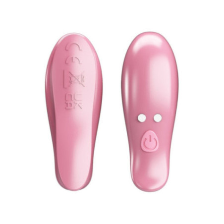 PRETTY LOVE - MORSETTI PER CAPEZZOLI CAILEY 10 VIBRAZIONI TELECOMANDO ROSA