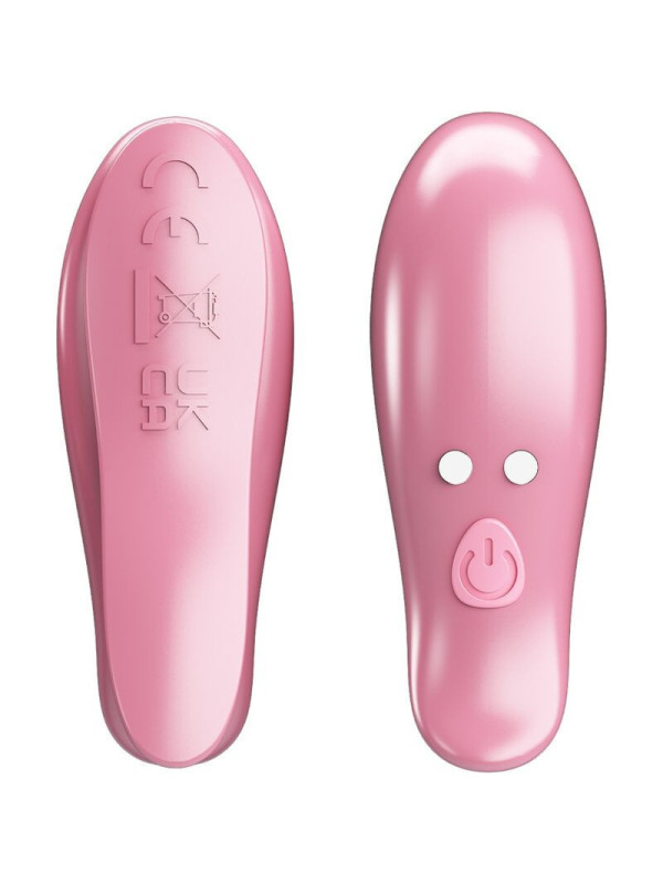 PRETTY LOVE - MORSETTI PER CAPEZZOLI CAILEY 10 VIBRAZIONI TELECOMANDO ROSA