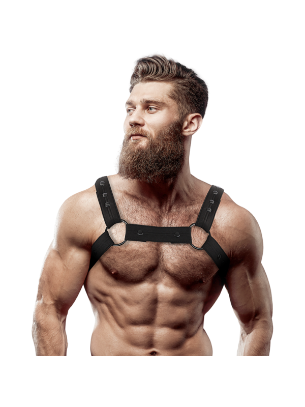 FETISH SUBMISSIVE ATTITUDINE - IMBRACATURA SPORTIVA REGOLABILE IN NEOPRENE PER UOMINI