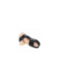 KINK - ANELLO PER GABBIA PER PENE IN PELLE CON DIVISORE PER PALLINE REGOLABILE