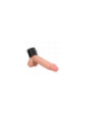 KINK - ANELLO PER PENE IN PELLE CON CHIUSURA A PRESSIONE 18 X 5 CM