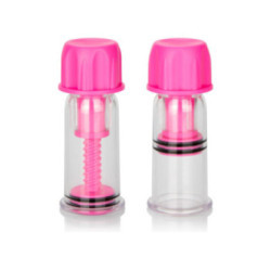 CALEXOTICS - VACCUM TWIST PINK NIPPLE SUCTION CUP