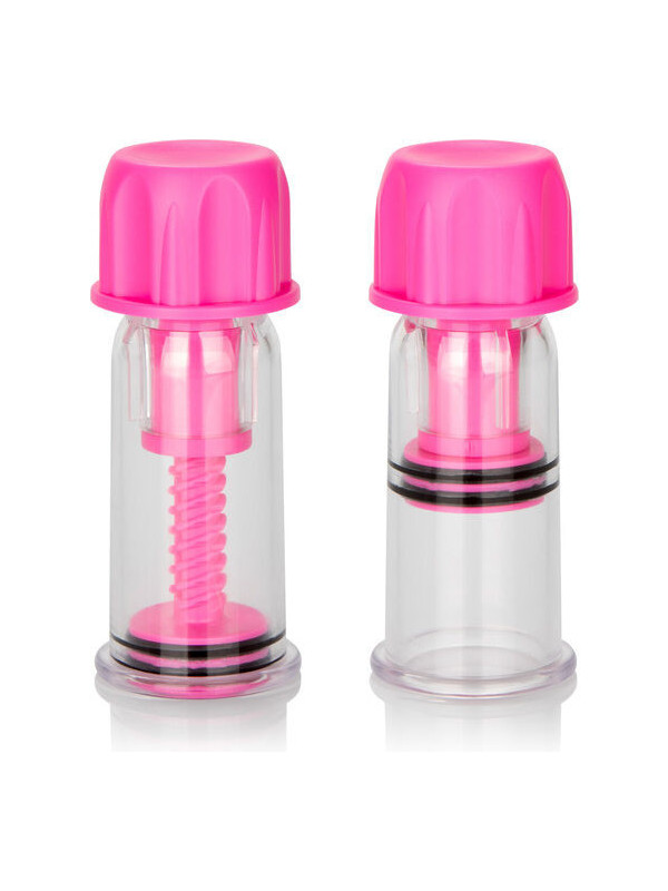 CALEXOTICS - VACCUM TWIST PINK NIPPLE SUCTION CUP