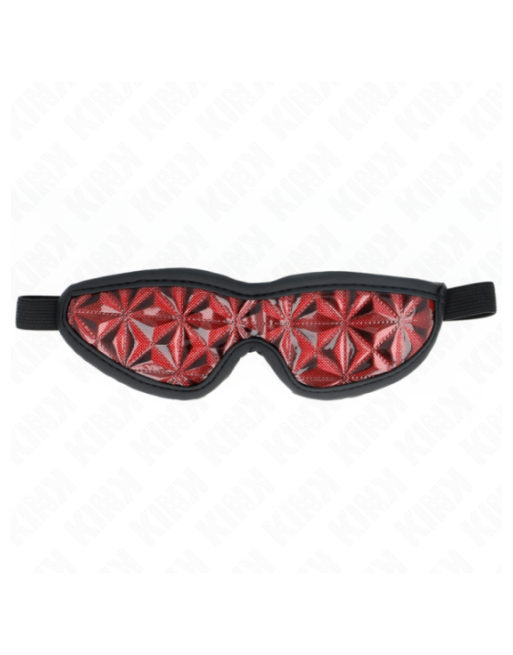 KINK - FASCIA CON MOTIVO A DIAMANTI ROSSI 20,5 x 6 CM