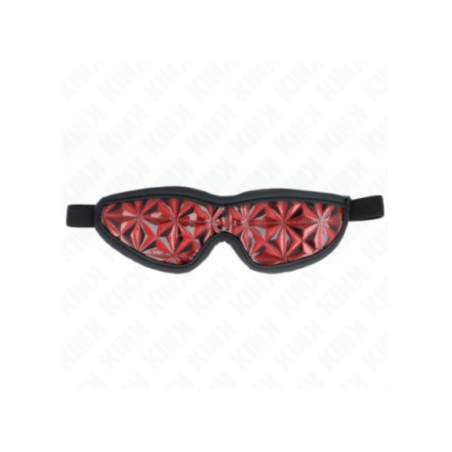 KINK - FASCIA CON MOTIVO A DIAMANTI ROSSI 20,5 x 6 CM