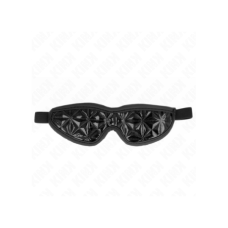 KINK - FASCIA CON MOTIVO A DIAMANTI NERO 20,5 x 6 CM