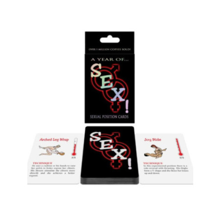 KHEPER GAMES - CARTE DI POSIZIONE SESSUALE UN ANNO DI