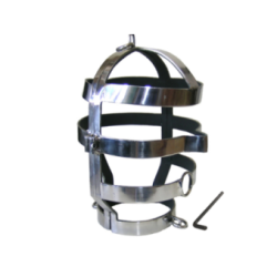 METAL HARD - MASCHERA CON COLLANA IN ACCIAIO