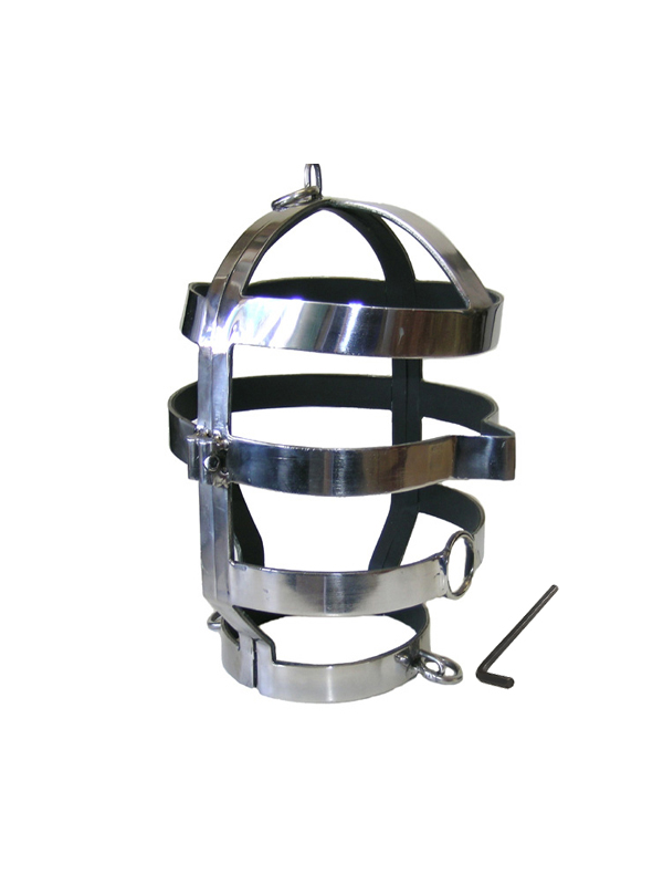 METAL HARD - MASCHERA CON COLLANA IN ACCIAIO