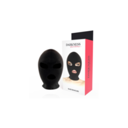 DARKNESS - MASCHERA DI SOTTOMISSIONE BDSM BOCCA E OCCHI NERA
