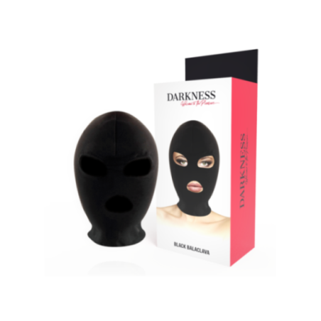 DARKNESS - MASCHERA DI SOTTOMISSIONE BDSM BOCCA E OCCHI NERA