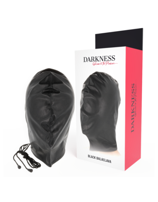 DARKNESS - MASCHERA DI SOTTOMISSIONE NERA