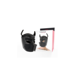 DARKNESS - MASCHERA PER CANI IN NEOPRENE CON MUSERELLA RIMOVIBILE L
