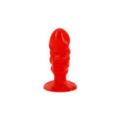 BAILE - PLUG ANALE UNISEX CON VENTOSA ROSSA