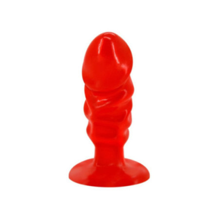 BAILE - PLUG ANALE UNISEX CON VENTOSA ROSSA