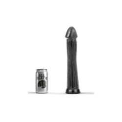 ALL BLACK - DILDO CON PLUG 31 CM