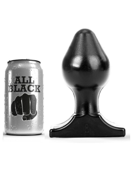 ALL BLACK - PLUG ANALE 16X8 CM