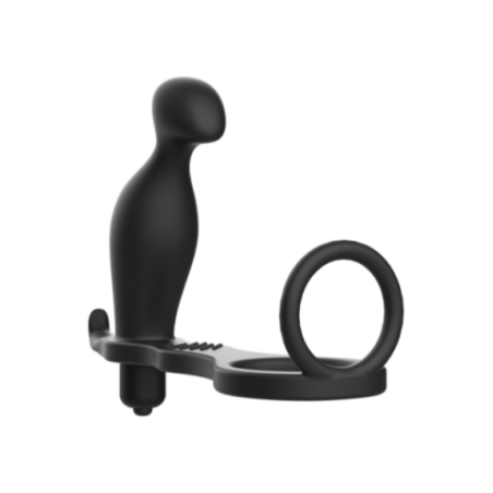 ADDICTED TOYS - PLUG ANALE CON ANELLO IN SILICONE NERO 12 CM