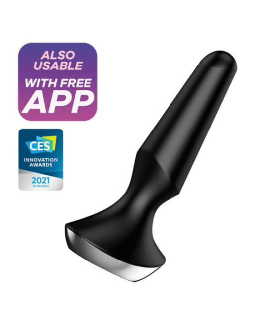 SATISFYER - PLUG ILICIOUS 2 PLUG VIBRATORE NERO