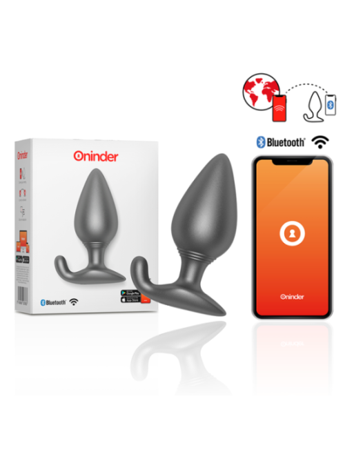 ONINDER - PLUG ANALE VIBRANTE RIO NERO - APP GRATUITA