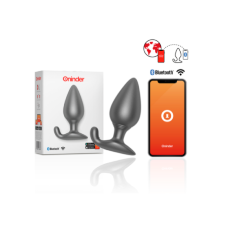 ONINDER - PLUG ANALE VIBRANTE RIO NERO - APP GRATUITA
