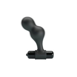 MR PLAY - PLUG ANALE VIBRATORE IN SILICONE NERO