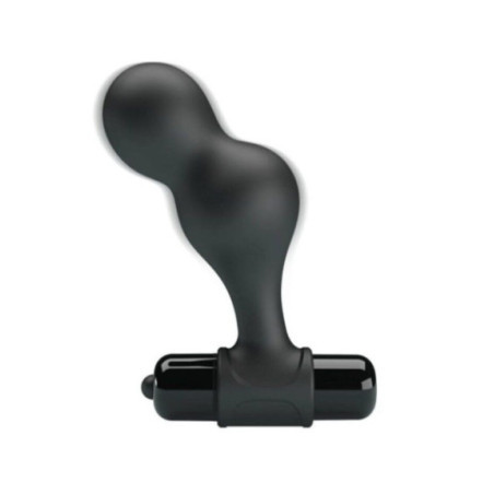 MR PLAY - PLUG ANALE VIBRATORE IN SILICONE NERO